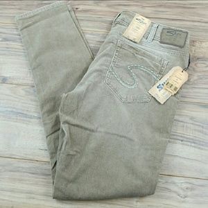 Silver suki mid/skinny corduroy